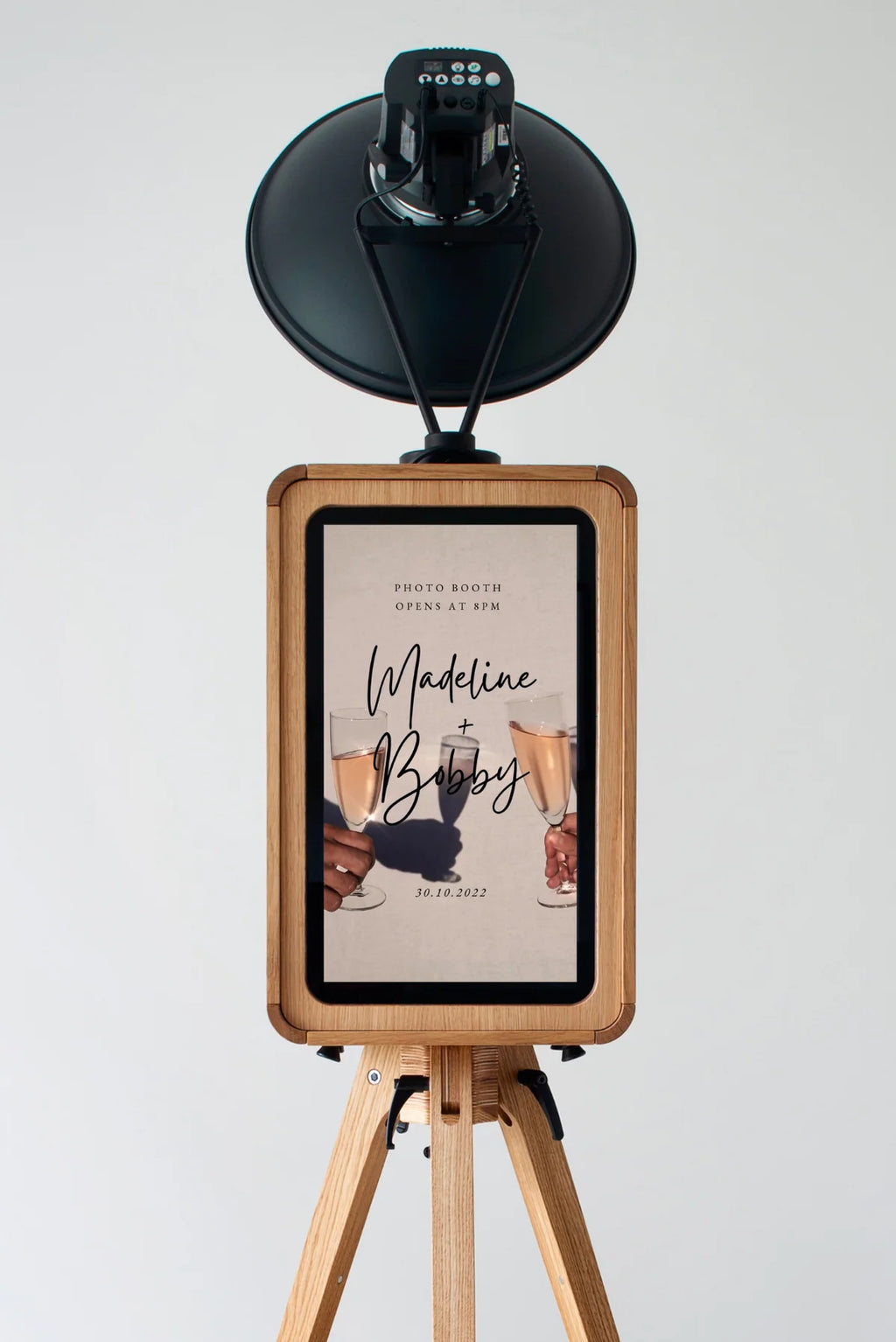 Luxe Wooden Digital Photobooth Hire