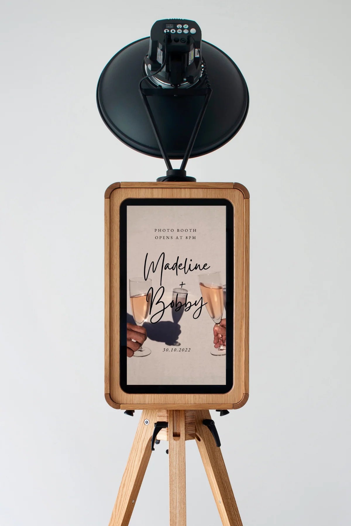 Luxe Wooden Digital Photobooth Hire